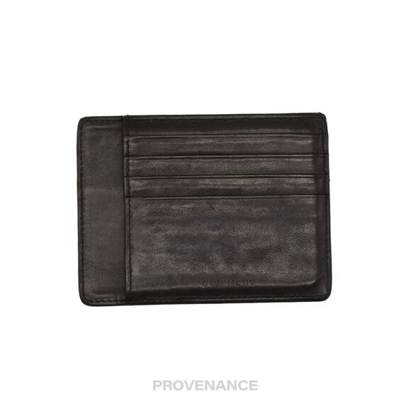 🔴 Givenchy Cardholder Wallet - Black  Leather - Picture 1 of 6